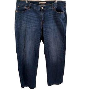 Levi's Dark Wash Boyfriend Jeans Size 20W Plus Size